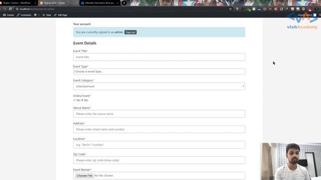 Attendee information in WP Event Management Website | Wordpress Tutorial in hindi смотреть онлайн