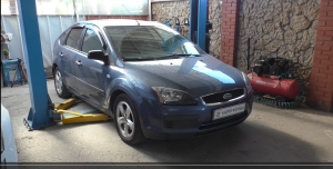 Замена опорного подшипника передней правой стойки на Ford Focus II 1,6 Форд Фокус 2006