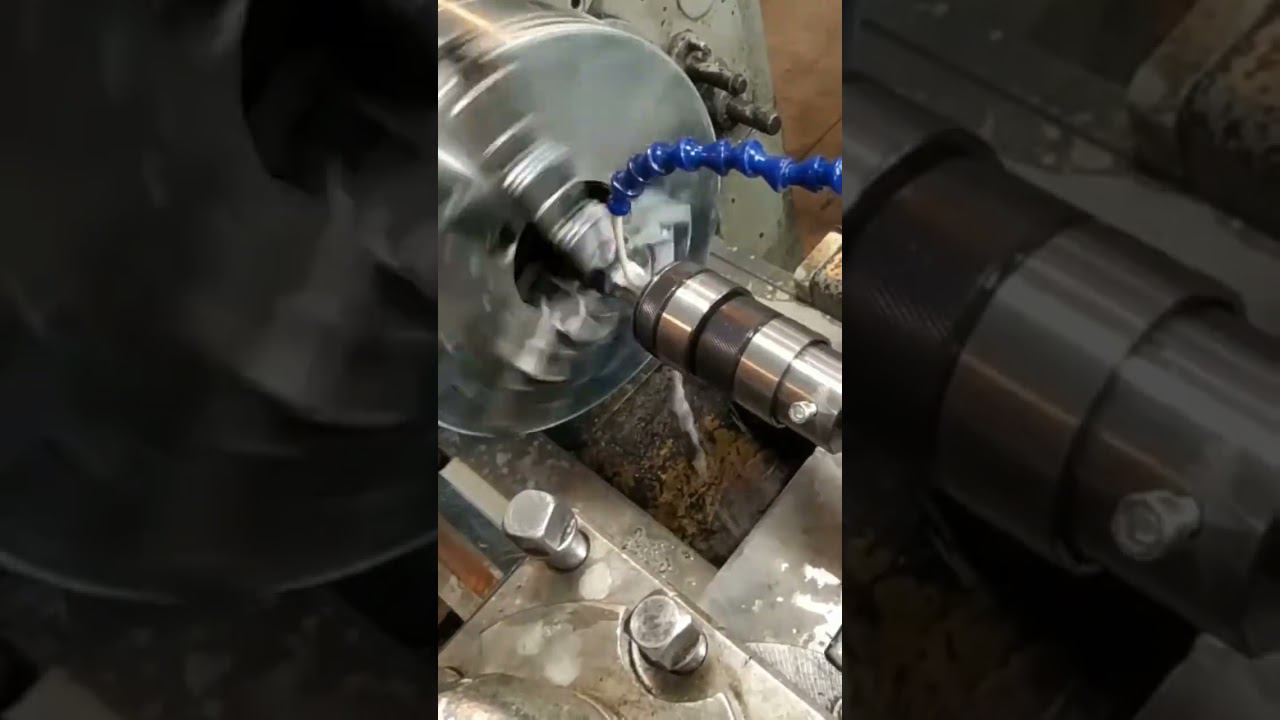 резьбонарещная головка #токарный #чпуобработка #резьба смотреть онлайн