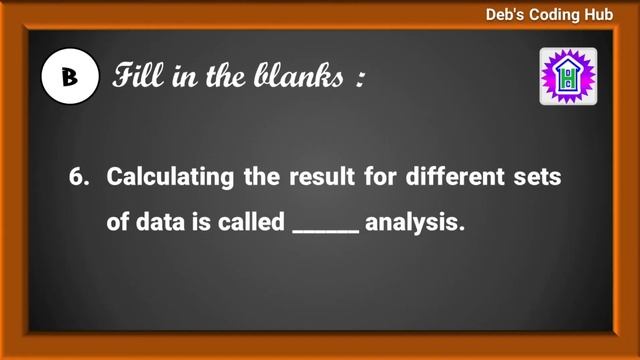 Class 7 Computer Science (Chapter 3 digital JOURNEY) | What-if Analysis | Microsoft Excel | QA (MCQ смотреть онлайн