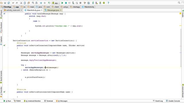 Android IPC Bound Service using Messenger part 2 Client app смотреть онлайн