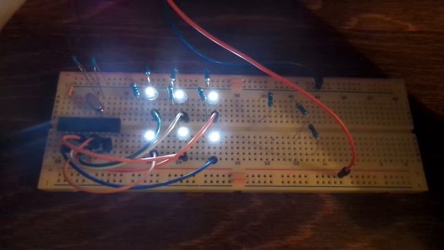 3х фазный инвертор на AT89C2051. Тест #1