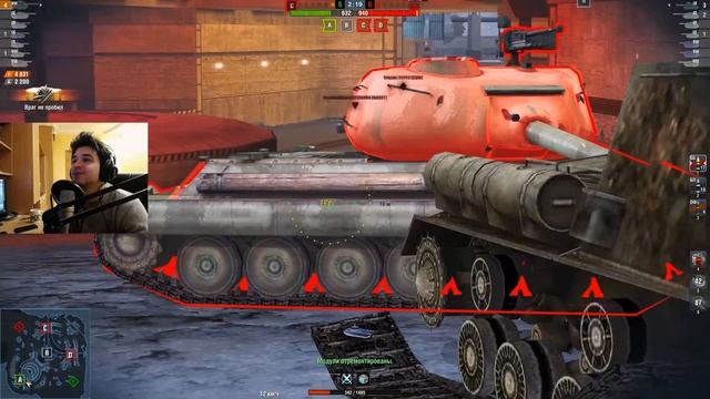 WoT Blitz - Нанес урон в орудие и Колобанов против скиловиков - World of Tanks Blitz (WoTB) смотреть онлайн