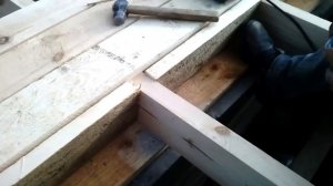 Крепление стропил односкатной крыши.