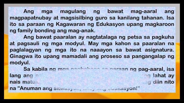 MTB3 Yunit II Aralin 3 Mga Pangunahing Diwa ng Lokal na Balita смотреть онлайн