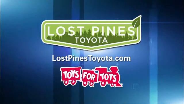 LOST PINES TOYOTA in BASTROP, TX Your Official Drop Off Location for Toys for Tots смотреть онлайн