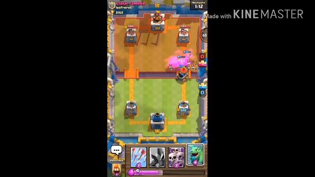 Clash royale um deck top de spark e o replay#1 смотреть онлайн