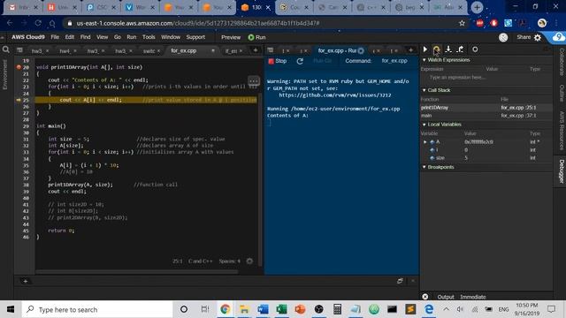 For loops (1D / 2D Arrays) смотреть онлайн