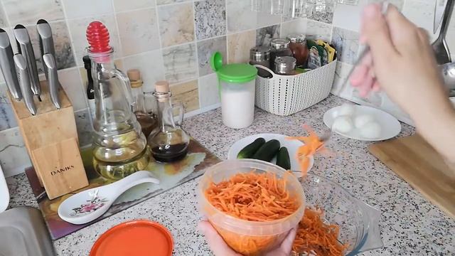 Вкусный и простой салат с морковью по-корейски !#едаэтоискусство смотреть онлайн