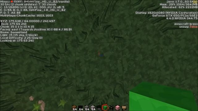 1.8 Minecraft Chunk Boundaries Tutorial смотреть онлайн