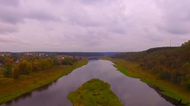 Зубцов, слияние рек Вазуза и Волга смотреть онлайн