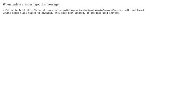 Ubuntu: Can not update Ubuntu - failed to fetch error смотреть онлайн