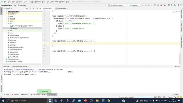 Flutter Firebase Authentication Mobile and Web смотреть онлайн