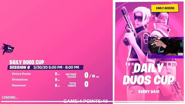 ?Daily duos cup!! | Livestream fortnite 650+ wins | Sac:apaixtos10 смотреть онлайн