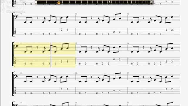 Kino   Elektrichka BASS GUITAR TAB