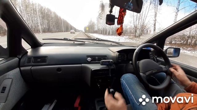 Обзор Nissan Prairie NM11 1990 смотреть онлайн