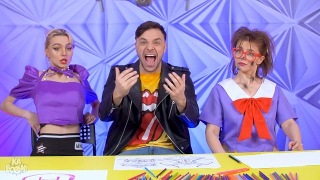 WHO DRAWS IT BETTER TAKES THE PRIZE CHALLENGE | Last to Stop WINS the Funny Art Challenge by Kaboom смотреть онлайн