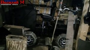 Минитрактор переломка 2. Рама и Узел перелома (1 серия)