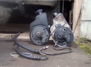 Замена насоса ГУР Шевроле Тахо 1996 5,7. Самодельный съёмник и запрессовыватель.