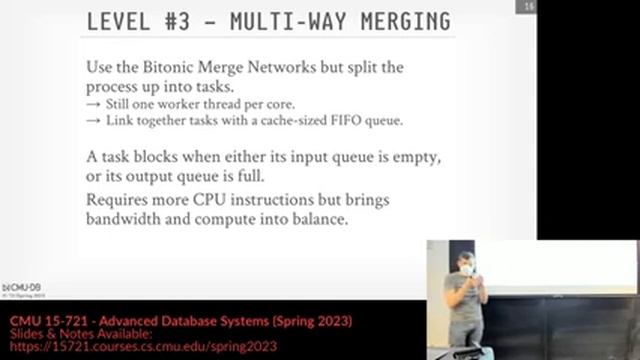 12 - Parallel Sort-Merge Join Algorithms (CMU Advanced Databases / Spring 2023) смотреть онлайн