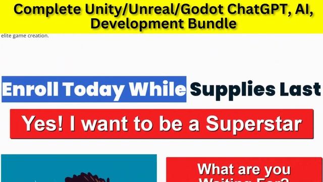 Complete Unit | Unreal | Godot ChatGPT | AI Development Bundle | смотреть онлайн
