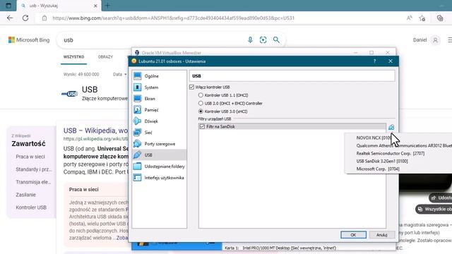 Virtualbox. Ustawienia USB dla maszyn wirtualnych смотреть онлайн