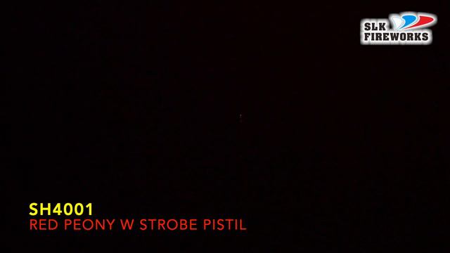 4" SH 4001 Red peony w/strobe pistil (B) 36/1 смотреть онлайн