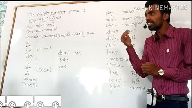 Don't and Doesn't in the simple present tense part 2 смотреть онлайн