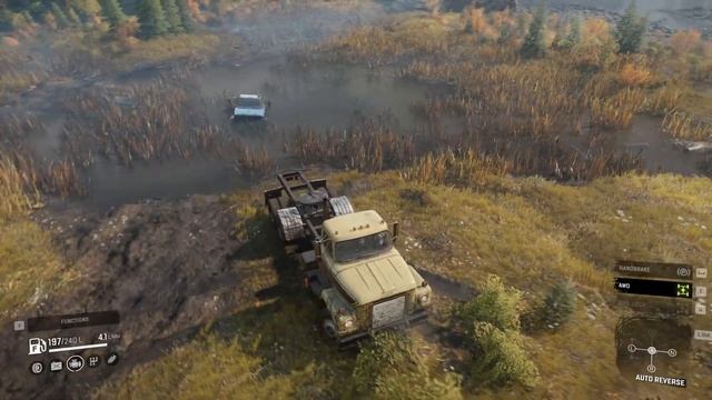 SnowRunner ★ Michigan #8 Black River - NEW Truck (Chevrolet Kodiak C70) 2K gameplay смотреть онлайн