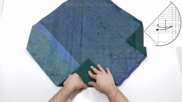 ORIGAMI ZERO FIGHTER TUTORIAL (Satoshi Kamiya) PART 1 折り紙 ゼロ戦闘機  MITSUBISHI A6M