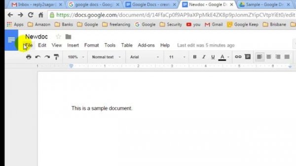 How to save document in docx format in Google Docs
