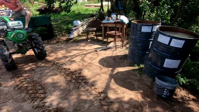 Возим брёвна на мотоблоке смотреть онлайн