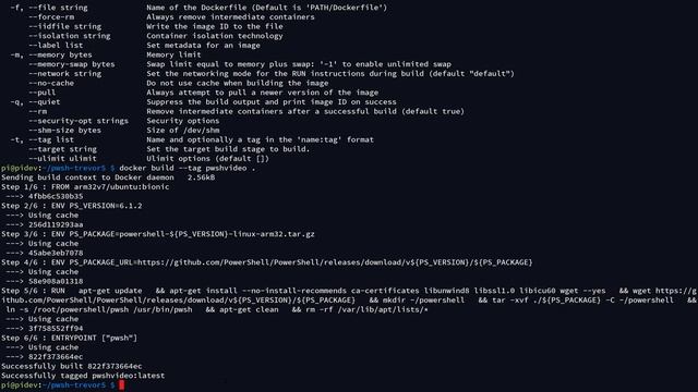 Run PowerShell Core in Docker Containers on Raspberry Pi смотреть онлайн