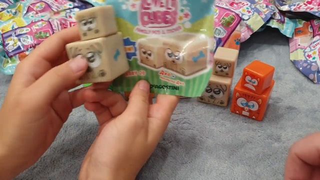 Lovely Cubes ВСЯ КОЛЛЕКЦИЯ ДеАгостини Сюрпризы Распаковка кубики зверюшки развивающие игрушки обзор смотреть онлайн