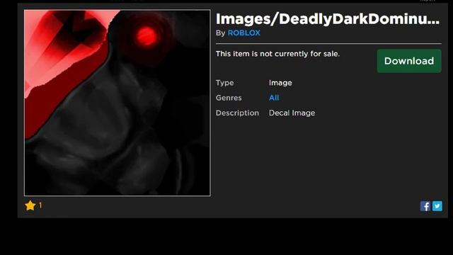 ROBLOX JUST RELEASED THE DEADLY DARK DOMINUS... смотреть онлайн