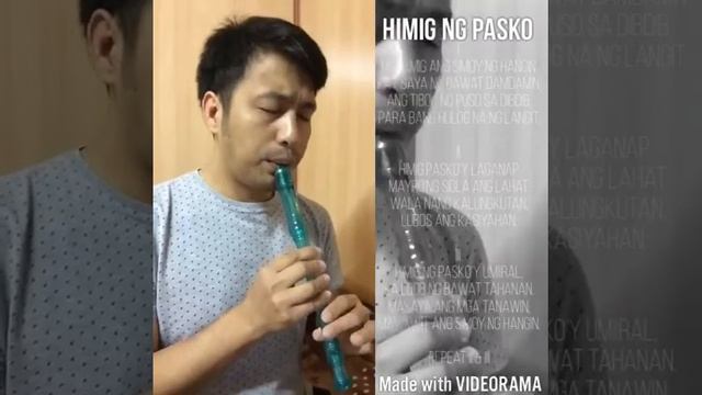 Himig ng Pasko - Flute recorder cover by Nestor Cancan Jr. смотреть онлайн