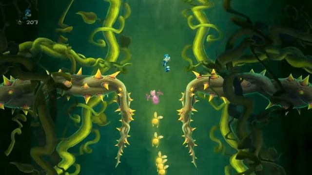 Прохождение Rayman Legends (100%) |Глубина - 600 футов| #13 смотреть онлайн