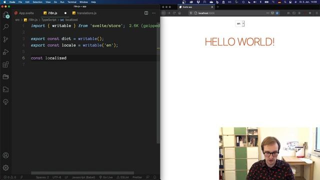 [Svelte Talks] Quick Svelte Internationalization (i18n) — Dr Matthias Stahl смотреть онлайн
