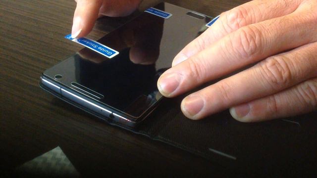 OnePlus 2 Two Mobile Tempered Glass Installation With Guide Stickers.