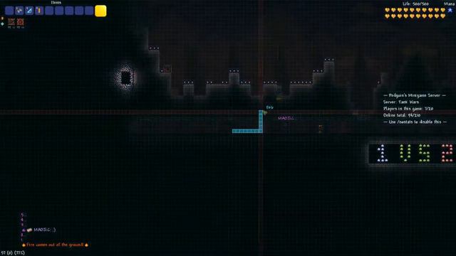 Terraria Pedguin Minigame Server Tank Wars Round 2 смотреть онлайн