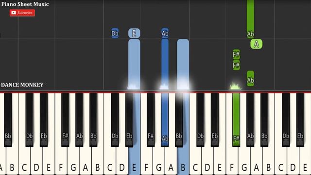 Tones and I - Dance Monkey (Piano Cover & Easy Tutorial) смотреть онлайн