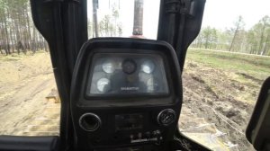Как управлять бульдозером  Shantui SD16L полный обзор