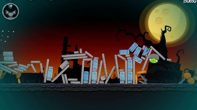 Pig Days 2-2 | Score 155350 | Angry Birds Seasons смотреть онлайн