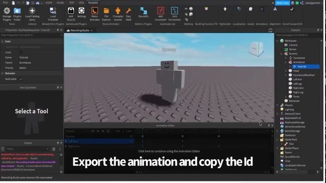 How to make Tool Animations in Roblox Studio смотреть онлайн
