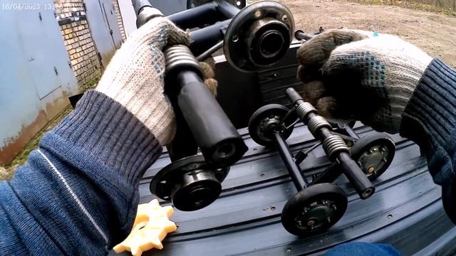 "Мокрые" подшипники - ахиллесова пята подвески мотобуксировщика! смотреть онлайн