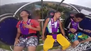 Невероятные моменты на Американских горках!