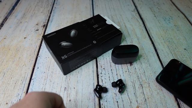 UGREEN HiTune X6 Bluetooth Наушники Очень достойная модель от известного бренда Обзор