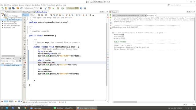 Curso de Java Netbeans Completo☕ [04.- Variables (Datos primitivos)] смотреть онлайн