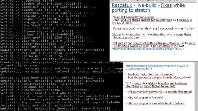 Porting Rescatux to Debian Stretch - Episode 4 смотреть онлайн