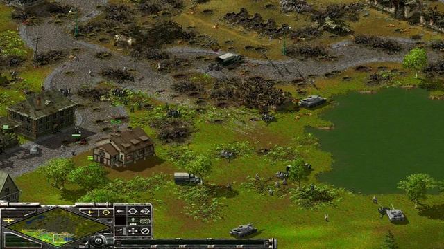 Прохождение Противостояние 3 - Sudden Strike, Германия миссия 12 часть 1 смотреть онлайн